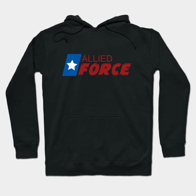 Allied Force Logo Hoodie by hamsterrage